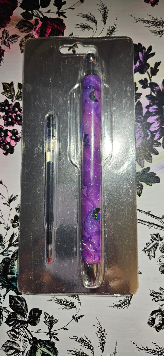 Dark Purple Marble Pen